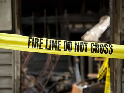 House Damaged by Fire